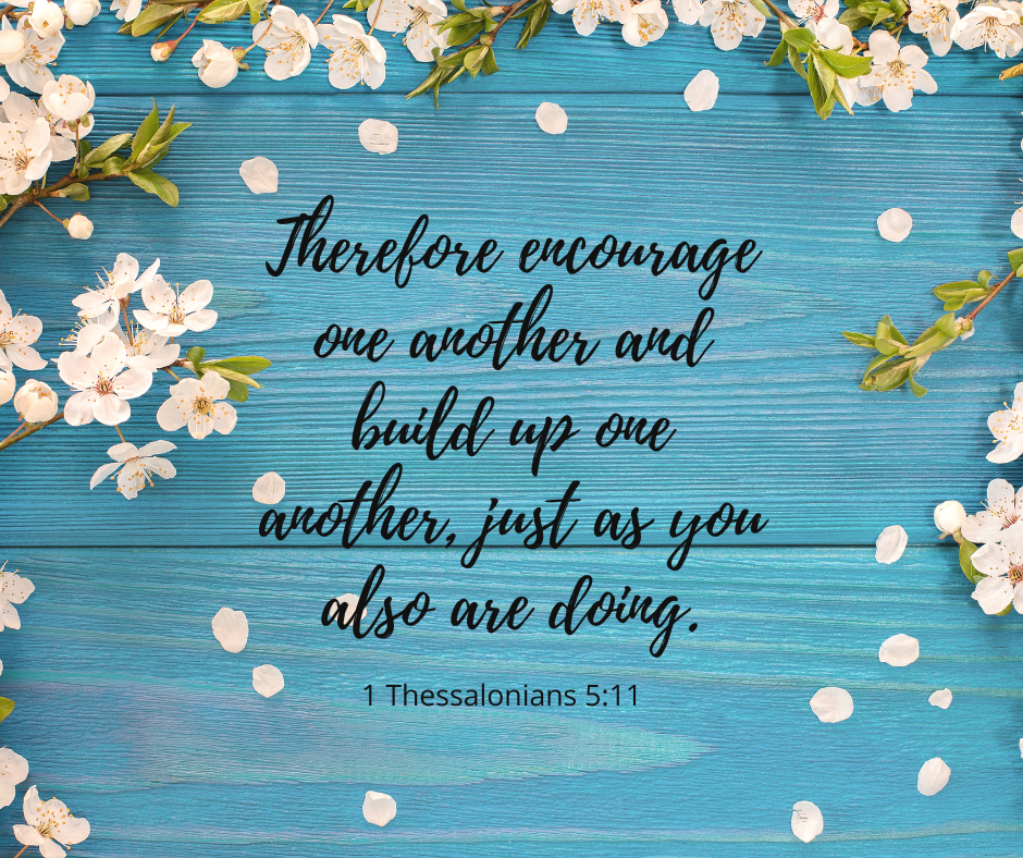 Building Up One Another Bible Verse